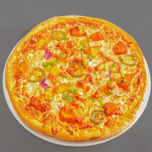Chicken Tikka Pizza.