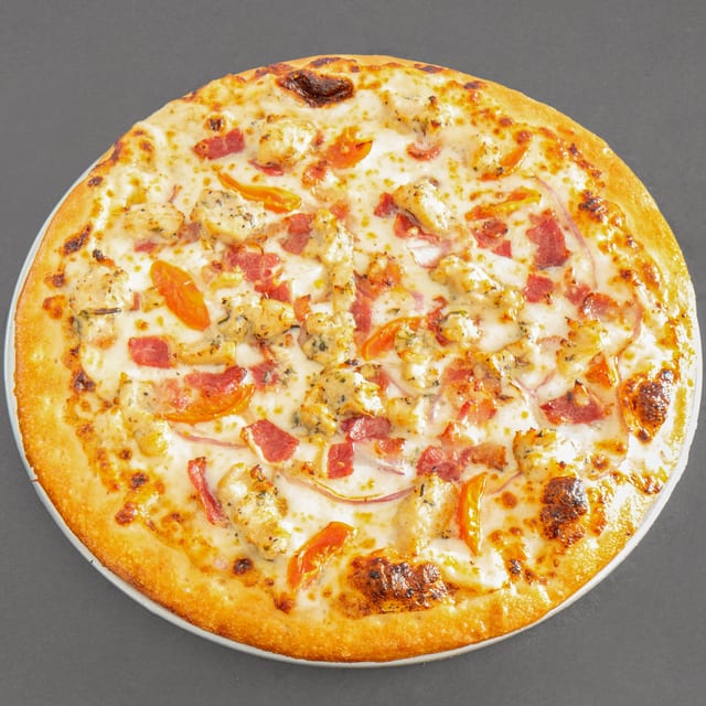 Chicken Bacon Ranch Pizza.