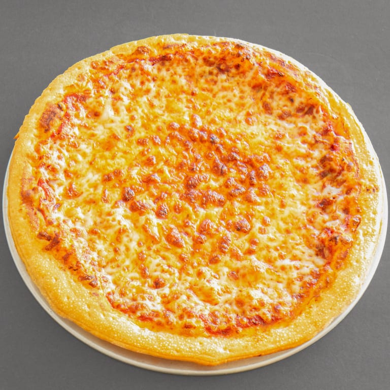 Savor our cheese pizza