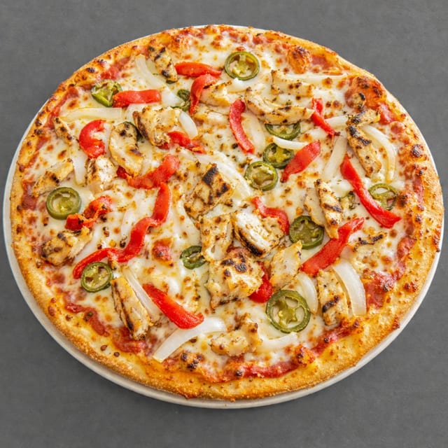Chicken Fajita Pizza.