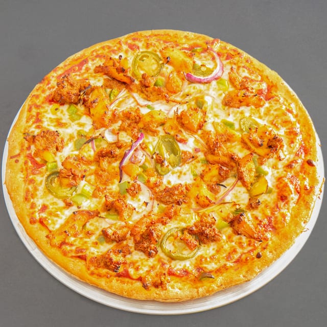 Smoky Chicken Pizza.