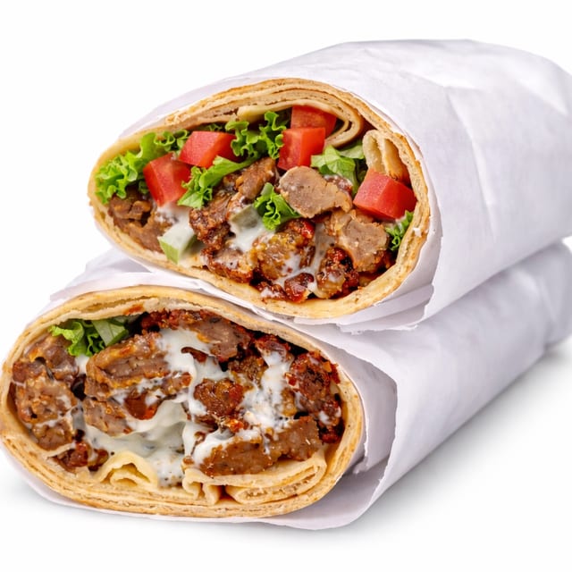 Beef and Lamb Gyro Shawarma.