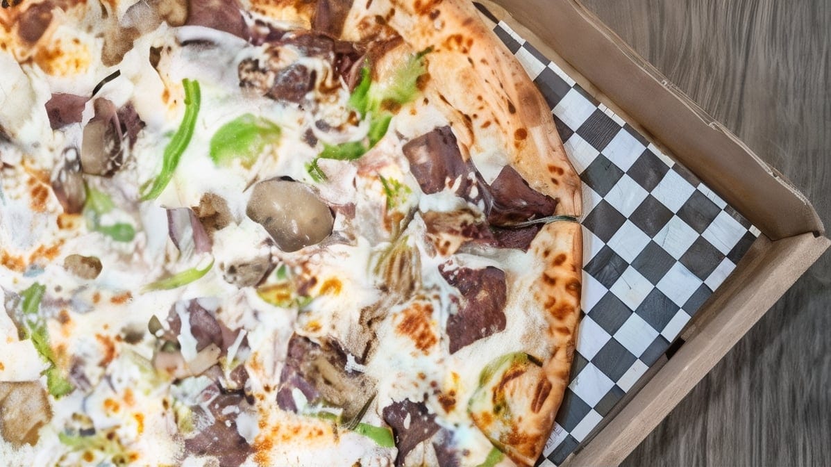 Philly Steak Pizza.