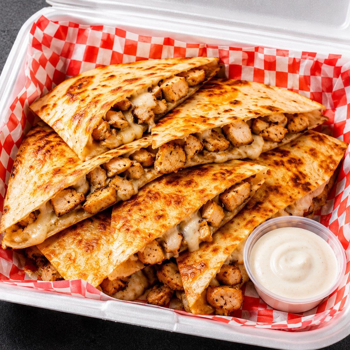 Chicken Quesadilla.