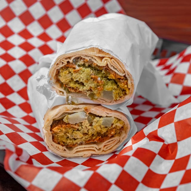 Falafel Shawarma.