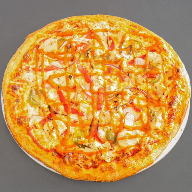 Spicy Chicken Pizza.